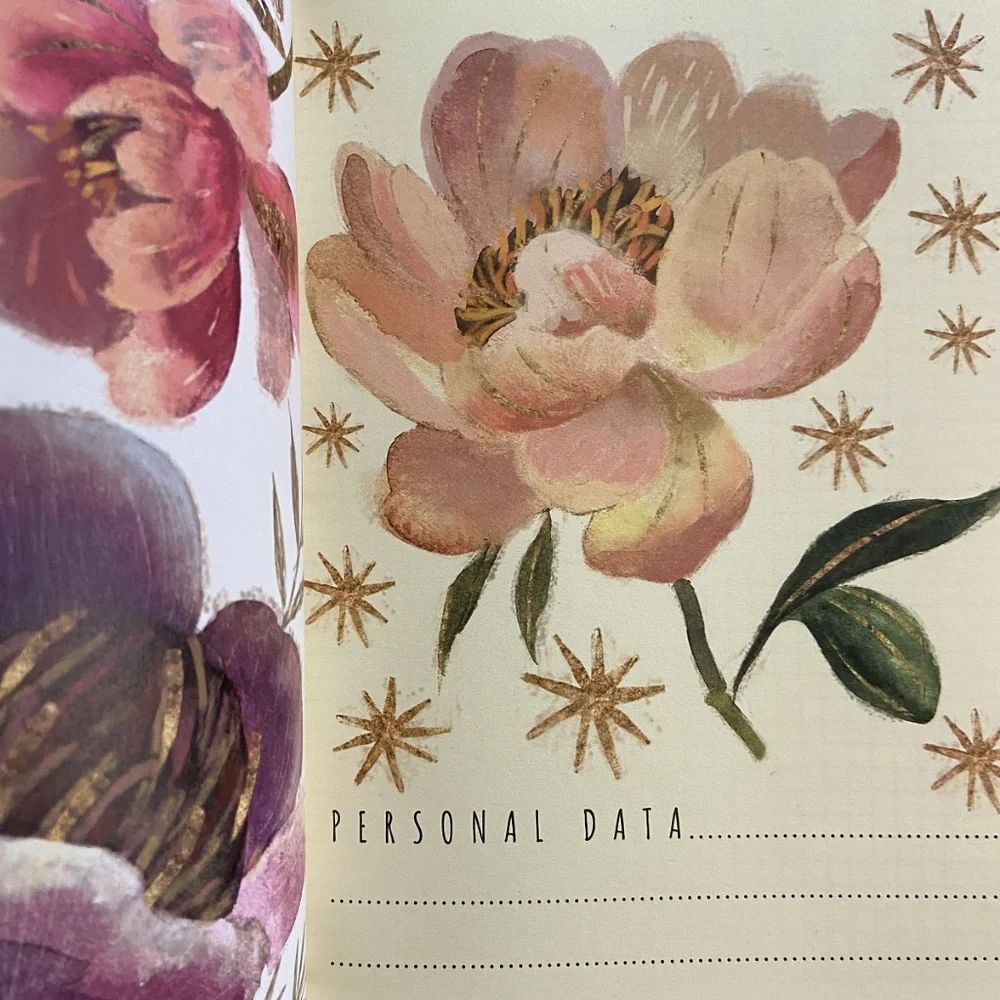 Heaven Flowers Notebook – BV Bruno Visconti – Watercolor Floral